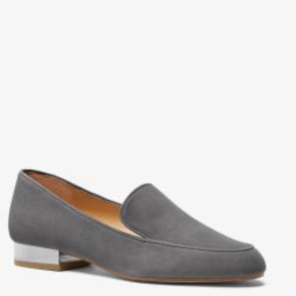 Michael Kors Grey Suede Valerie Loafer